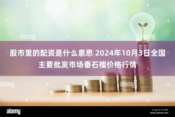 股市里的配资是什么意思 2024年10月3日全国主要批发市场番石榴价格行情