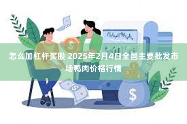 怎么加杠杆买股 2025年2月4日全国主要批发市场鸭肉价格行情